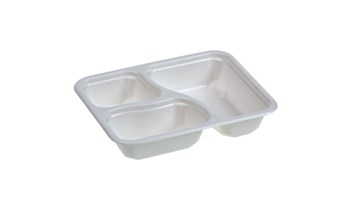 Barquette PBAT+Pulpe de canne PC3 227/178/H45mm - 250pcs